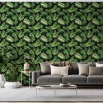 Papel-de-Parede-Vinilico-Paisagem-Tropical-Preto-e-Verde-52cm-x-95m