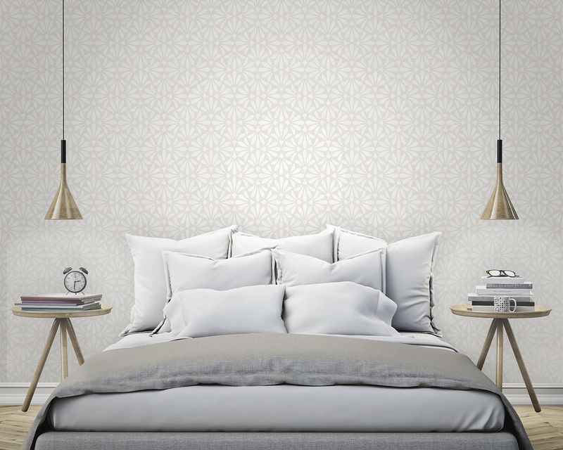 Papel-de-Parede-Vinilico-Relevo-Flor-Bege-52cm-x-95m