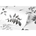 Papel-de-Parede-Vinilico-Floral-do-Tempo-Preto-e-Cinza-52cm-x-95m