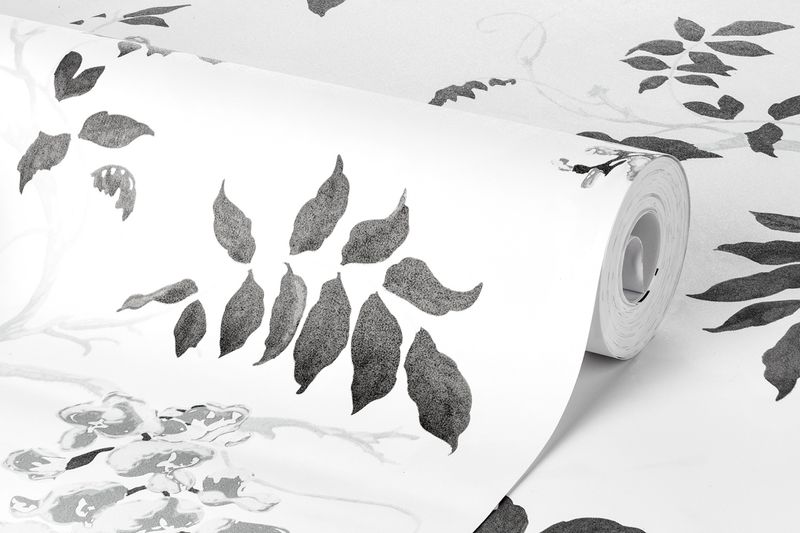 Papel-de-Parede-Vinilico-Floral-do-Tempo-Preto-e-Cinza-52cm-x-95m