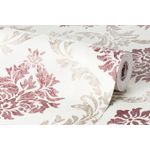 Papel-de-Parede-Vinilico-Floral-do-Tempo-Vermelho-e-Marrom-52cm-x-95m