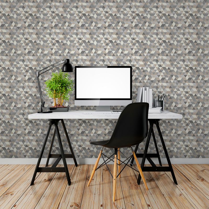 Papel-de-Parede-Vinilico-Mosaico-Triangulos-Cinza-e-Azul-52cm-x-95m