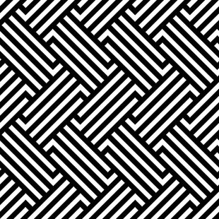 Papel de Parede Vinílico Relevo Ranhura Preto e Branco 52cm x 9,5m