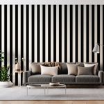 Papel-de-Parede-Vinilico-Listras-Preto-e-Azul-52cm-x-95m