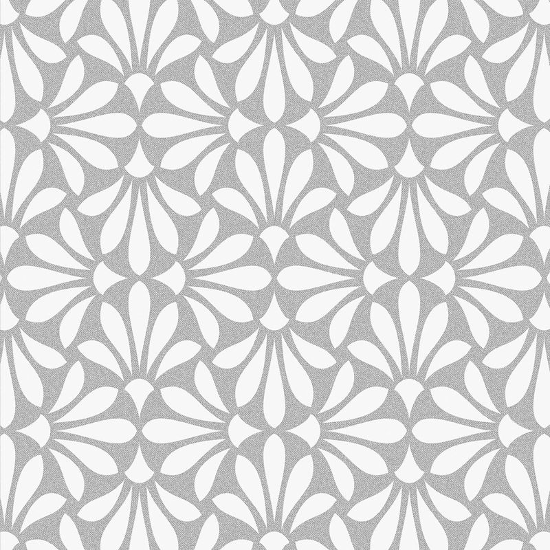 Papel-de-Parede-Vinilico-Relevo-Flor-Cinza-52cm-x-95m