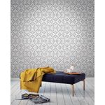 Papel-de-Parede-Vinilico-Relevo-Flor-Cinza-52cm-x-95m
