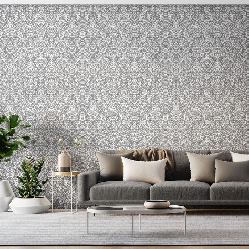 Papel-de-Parede-Vinilico-Arabesco-Metalizado-Cinza-e-Branco-52cm-x-95m