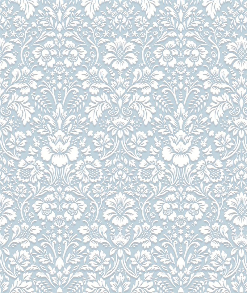 Papel-de-Parede-Vinilico-Arabesco-Metalizado-Azul-e-Branco-52cm-x-95m