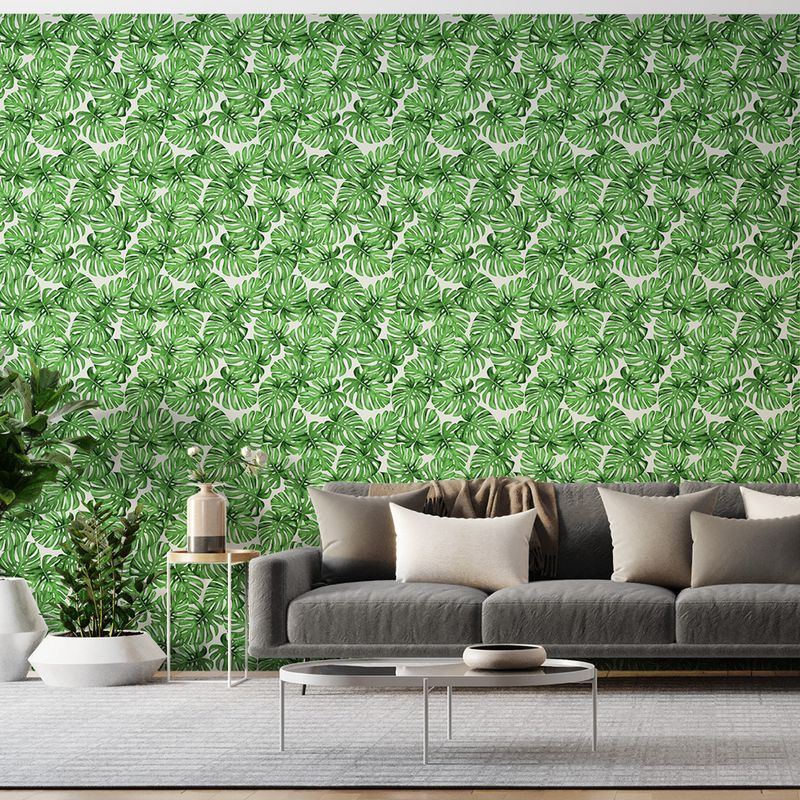 Papel-de-Parede-Vinilico-Costelas-de-Adao-Verde-52cm-x-95m