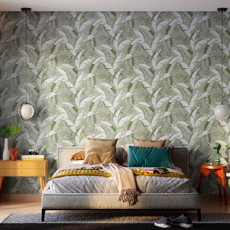 Papel-de-Parede-Vinilico-Folhagens-Verde-e-Bege-52cm-x-95m