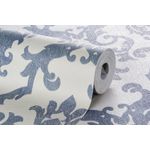 Papel-de-Parede-Vinilico-Damask-Real-Azul-e-Branco-52cm-x-95m