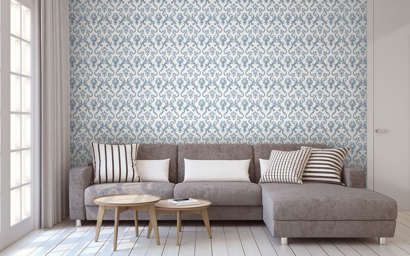 Papel-de-Parede-Vinilico-Damask-Real-Azul-e-Branco-52cm-x-95m