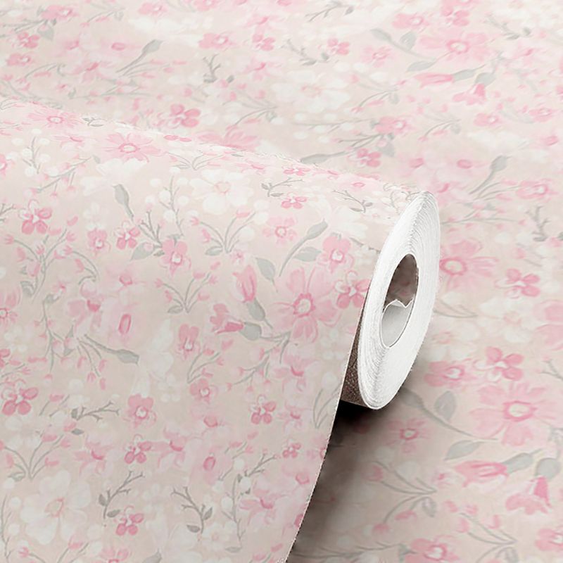 Papel-de-Parede-Vinilico-Classico-Moderno-Floral-Rosa-e-Azul-52cm-x-95m