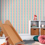Papel-de-Parede-Vinilico-Listrado-Divertido-Amarelo-e-Vermelho-52cm-x-95m