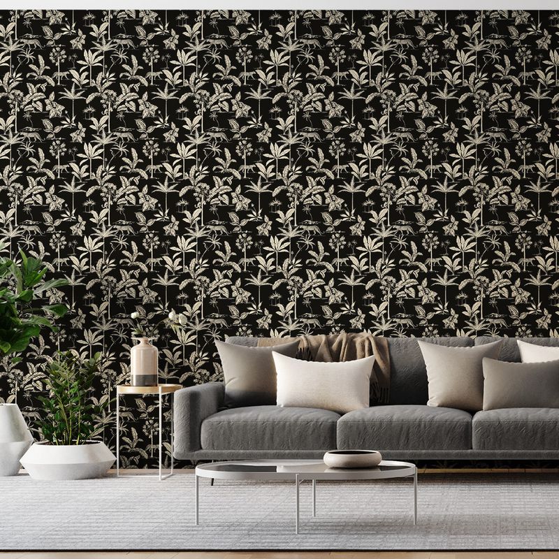 Papel-de-Parede-Vinilico-Toile-de-Jouy-Selva-Preto-e-Bege-52cm-x-95m
