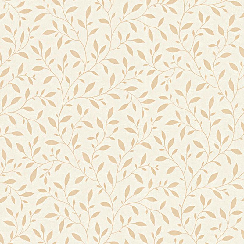 Papel-de-Parede-Vinilico-Mini-Folhas-Bege-e-Marrom-52cm-x-95m