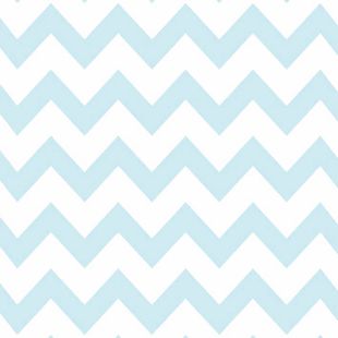 Papel de Parede Vinilizado Chevron Azul e Marrom 52cm x 9,5m