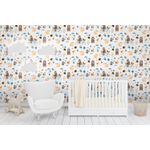 Papel-de-Parede-Vinilizado-Personagens-Azul-e-Bege-52cm-x-95m