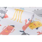 Papel-de-Parede-Vinilizado-Monstrinhos-Vermelho-e-Cinza-52cm-x-95m