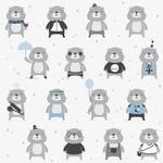 Papel-de-Parede-Vinilizado-Urso-o-Personagem-Cinza-e-Azul-52cm-x-95m