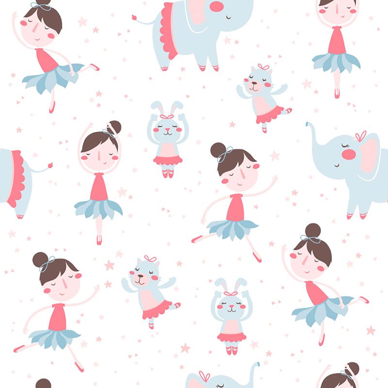 Papel-de-Parede-Vinilizado-Bailarinas-Rosa-e-Azul-52cm-x-95m