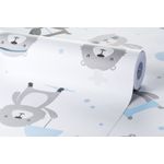 Papel-de-Parede-Vinilizado-Urso-o-Personagem-Cinza-e-Azul-52cm-x-95m