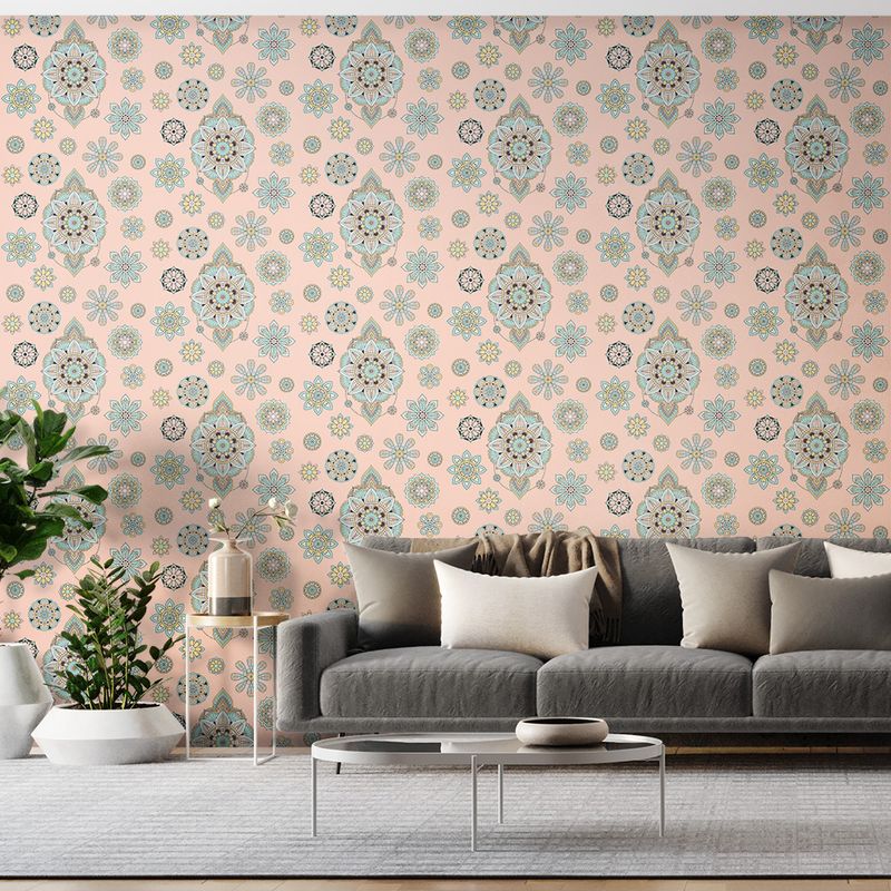 Papel-de-Parede-Vinilizado-Mandala-Rosa-e-Azul-52cm-x-95m