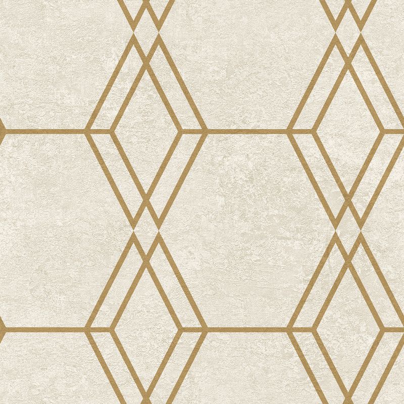 Papel-de-Parede-Vinilico-Geometrico-Linhas-e-Losangos-Bege-52cm-x-95m