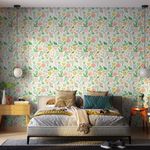 Papel-de-Parede-Vinilico-Jardim-Rosa-e-Amarelo-52cm-x-95m