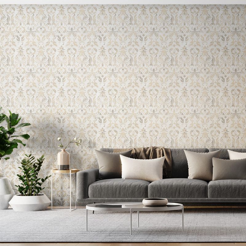 Papel-de-Parede-Vinilico-Arabesco-Neoclassico-Cinza-e-Bege-52cm-x-95m