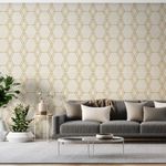Papel-de-Parede-Vinilico-Geometrico-Linhas-e-Losangos-Bege-52cm-x-95m