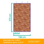 Papel-de-Parede-Vinilico-Murado-Tijolo-Marrom-e-Vermelho-52cm-x-95m