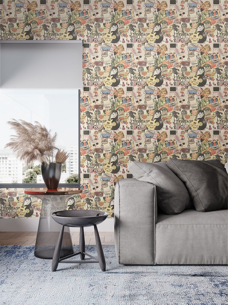 Papel-de-Parede-Vinilizado-Bambinos-Ref-3320-Bege-52cm-x-10m