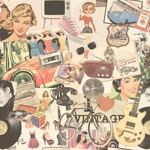 Papel de Parede Vinilizado Bambinos Ref 3320 Bege 52cm x 10m