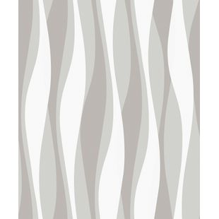 Papel de Parede Vinilizado Relevos Ref 3434 Cinza 52cm x 10m