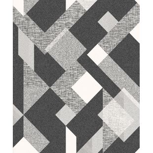 Papel de Parede Vinilizado Atemporal Ref 3810 Preto 52cm x 10m