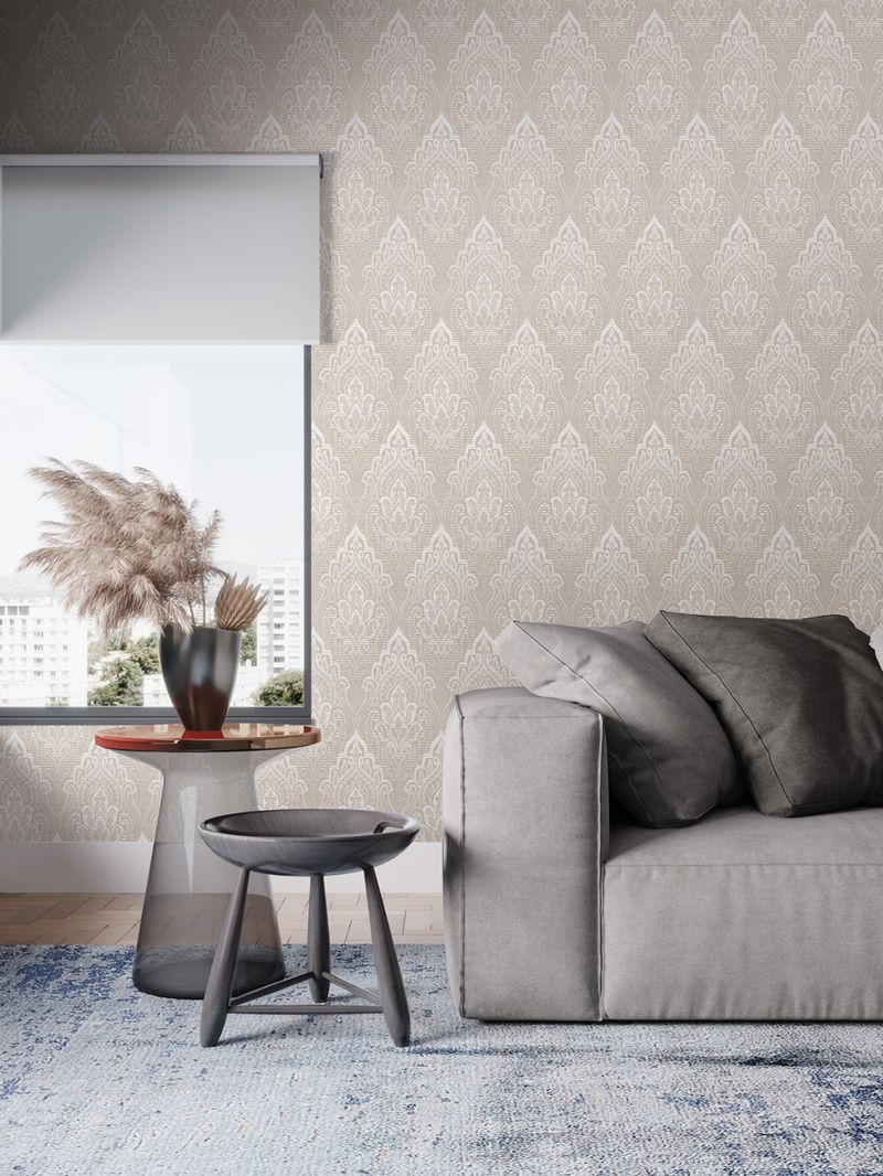 Papel-de-Parede-Vinilizado-Atemporal-Ref-3816-Bege-52cm-x-10m