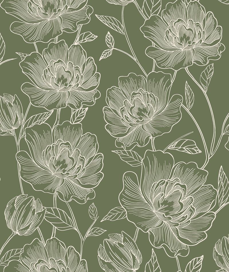 Papel-de-Parede-Vinilizado-Atemporal-Ref-3800-Verde-52cm-x-10m