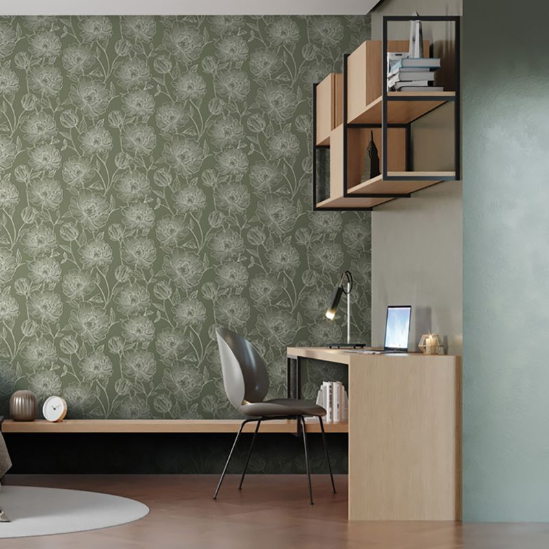 Papel-de-Parede-Vinilizado-Atemporal-Ref-3800-Verde-52cm-x-10m