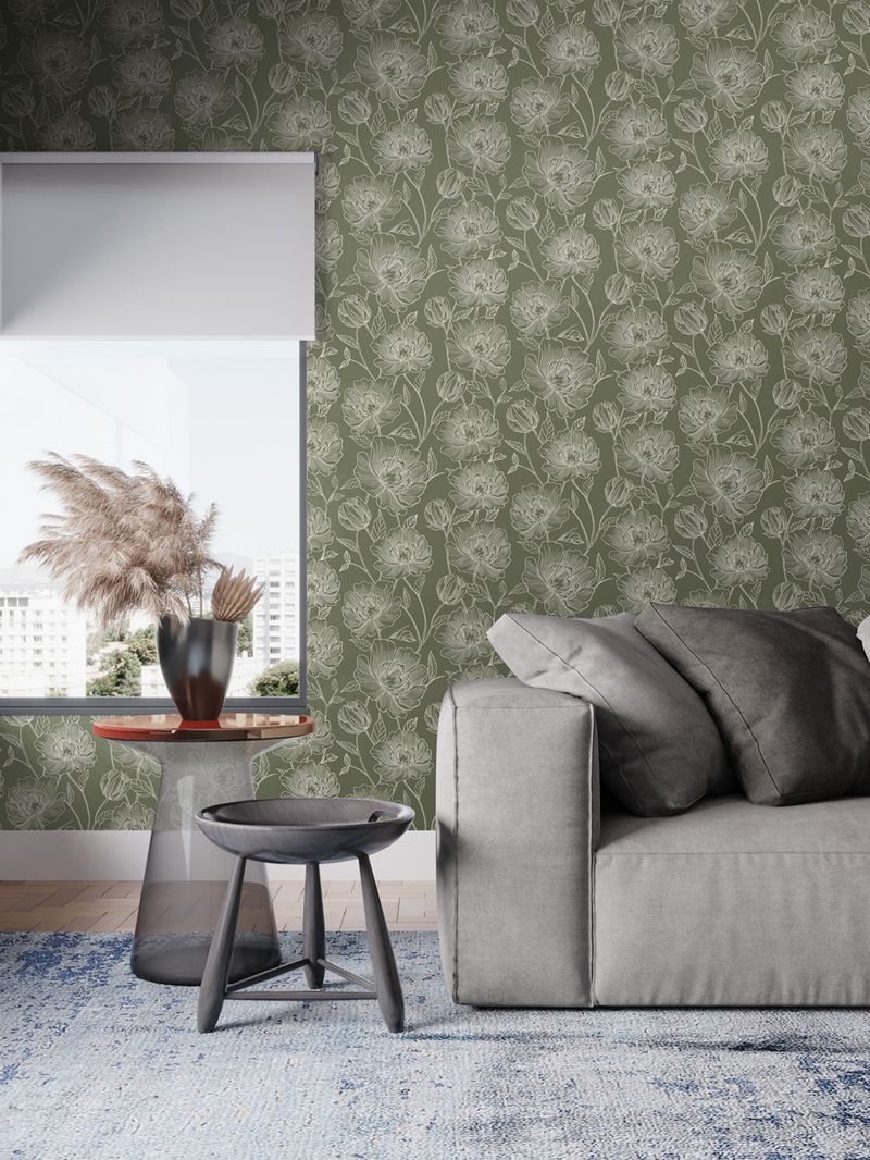 Papel-de-Parede-Vinilizado-Atemporal-Ref-3800-Verde-52cm-x-10m