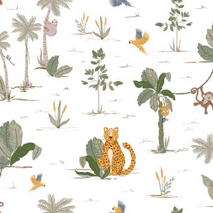Papel de Parede Vinílico Sonhos Ref 217 Verde 52cm x 10m
