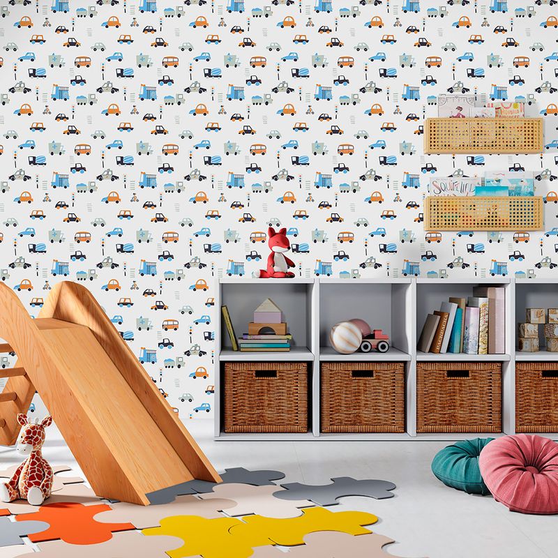 Papel-de-Parede-Vinilico-Sonhos-Ref-4219-Laranja-52cm-x-10m