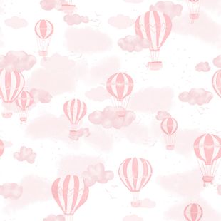 Papel de Parede Vinílico Sonhos Ref 4247 Rosa 52cm x 10m