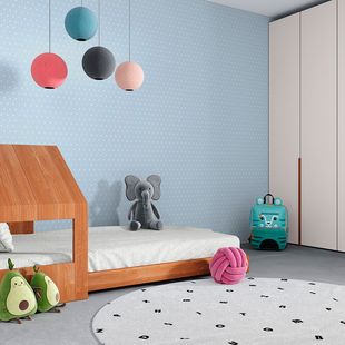 Papel de Parede Vinílico Sonhos Ref 4237 Azul 52cm x 10m