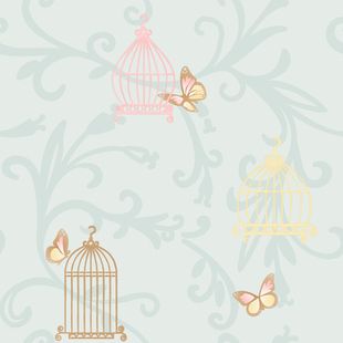 Papel de Parede Vinílico Infantário Ref 1706 Cinza 52cm x 10m