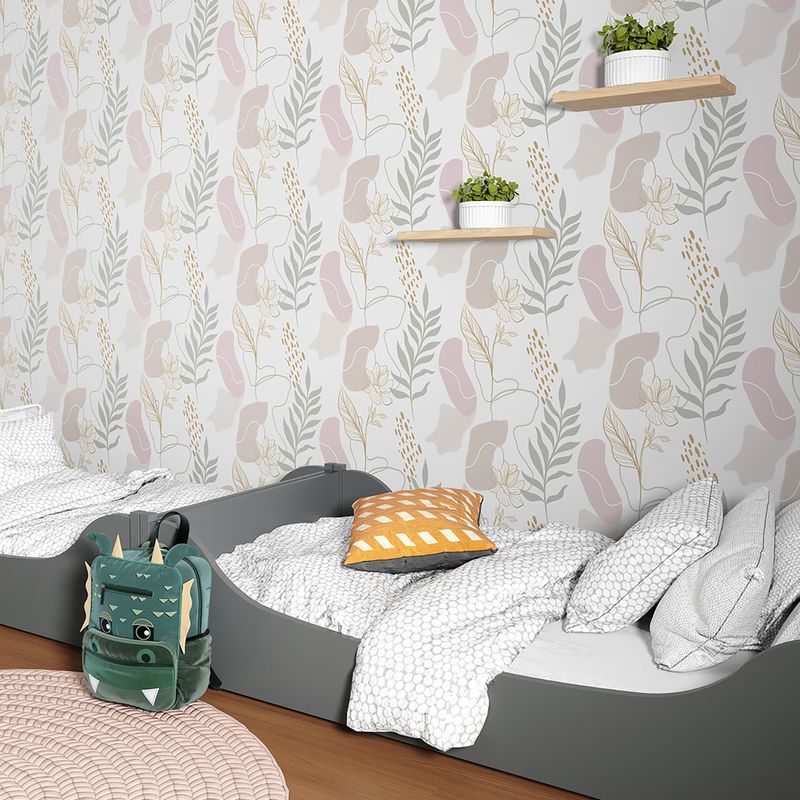 Papel-de-Parede-Vinilico-Sonhos-Ref-4253-Verde-52cm-x-10m