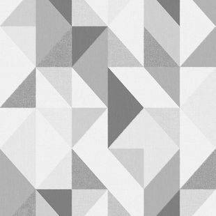 Papel de Parede Vinílico Contemporâneo Ref 4122 Cinza 52cm x 10m