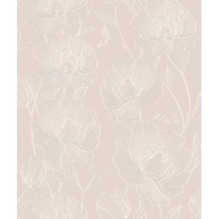 Papel de Parede Vinilizado Atemporal Ref 3802 Bege 52cm x 10m