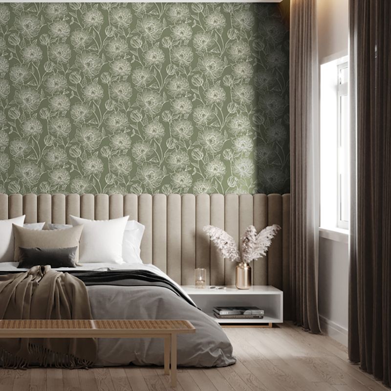 Papel-de-Parede-Vinilizado-Atemporal-Ref-3800-Verde-52cm-x-10m