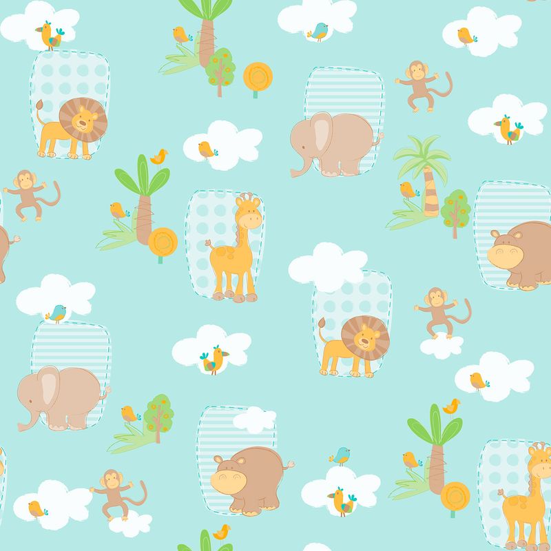 Papel-de-Parede-Vinilizado-Bambinos-Ref-3300-Azul-52cm-x-10m